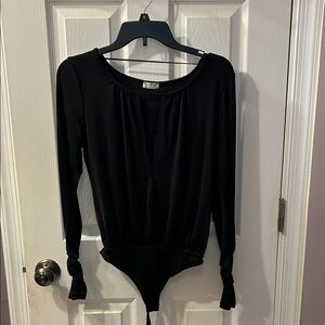 Black Long Sleeve Bodysuit